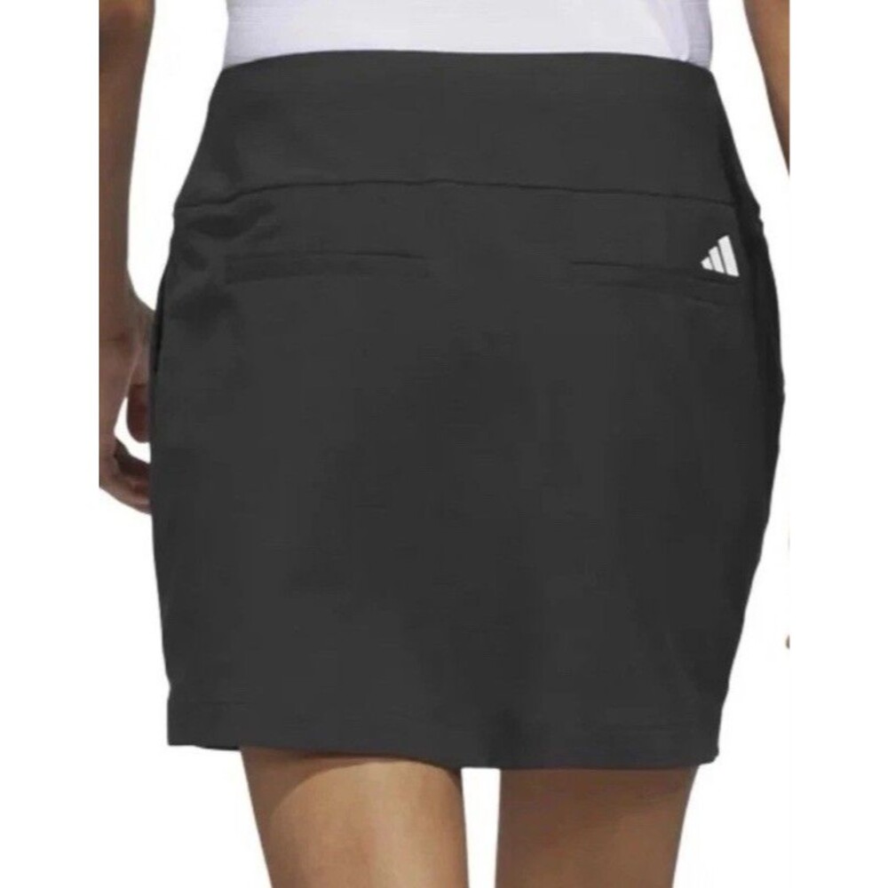 adidas Women’s 2XL Black Golf Tennis Skort Pull On Stretch Pockets NWT - Picture 2 of 5
